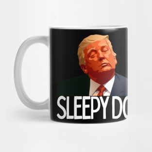 Sleepy Don The Defense Rests Funny Trump Asleep 2024 Mug